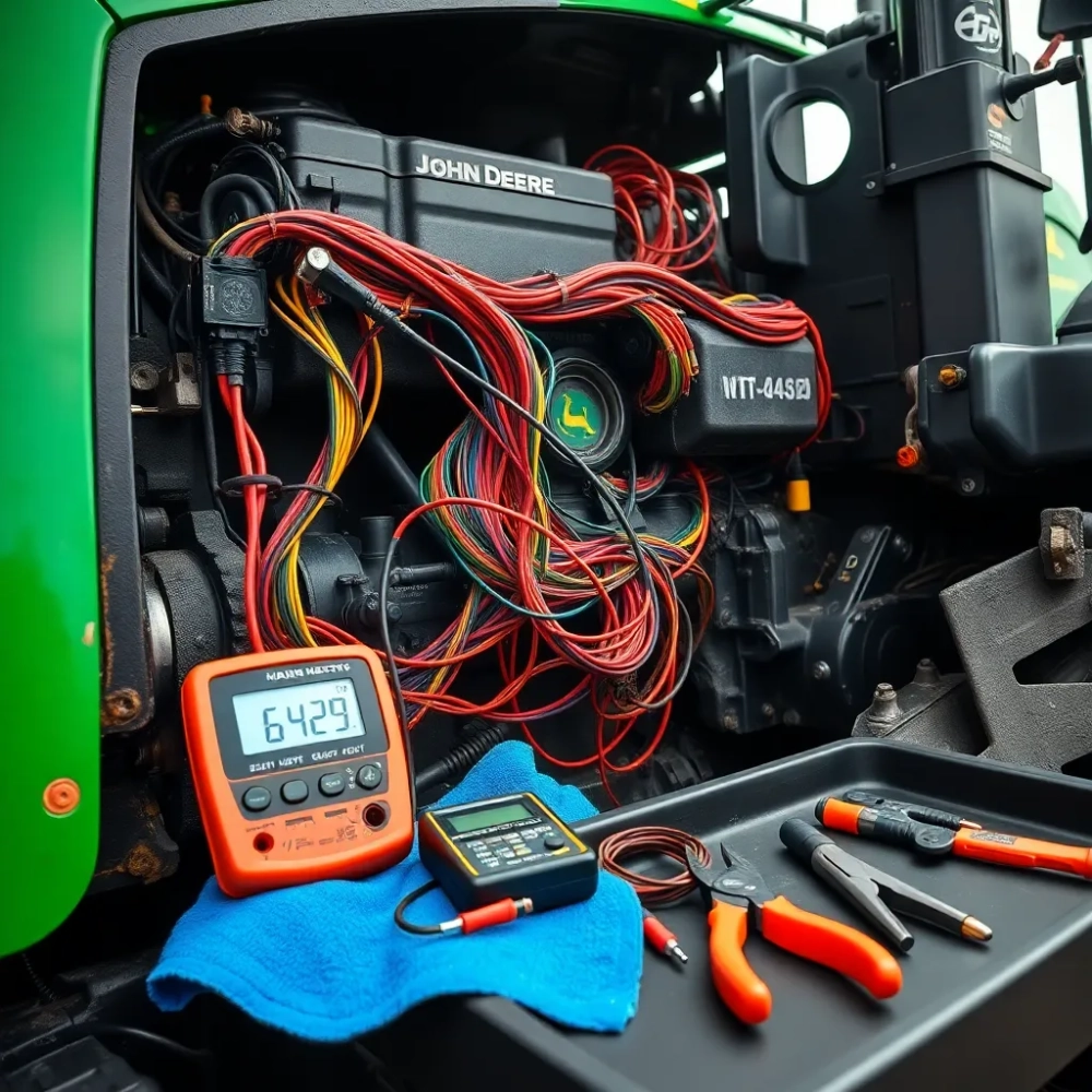 Naprawa instalacji elektrycznej w ciągniku