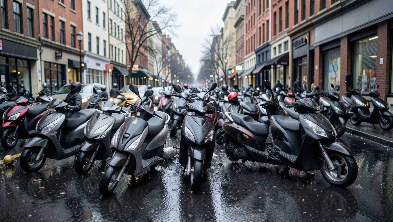 Niebezpieczne hulajnogi elektryczne