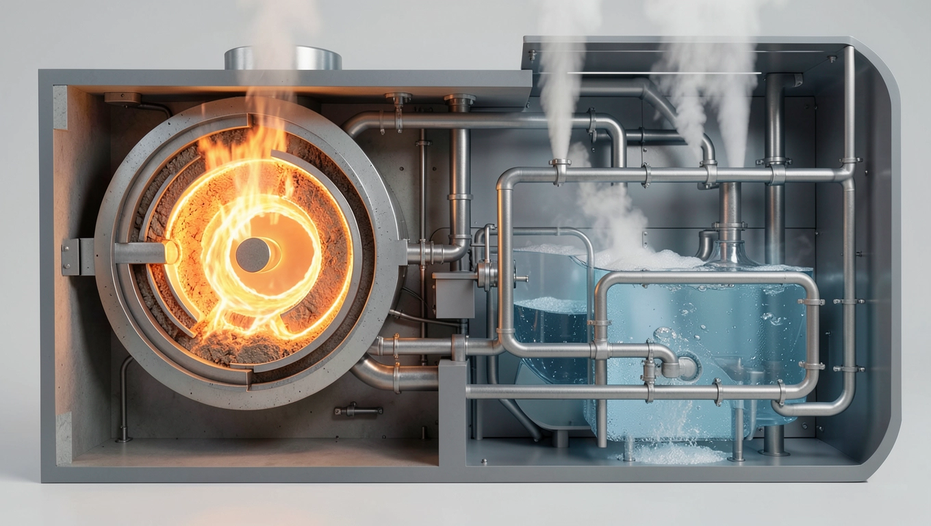 Obieg wody i produkcja pary