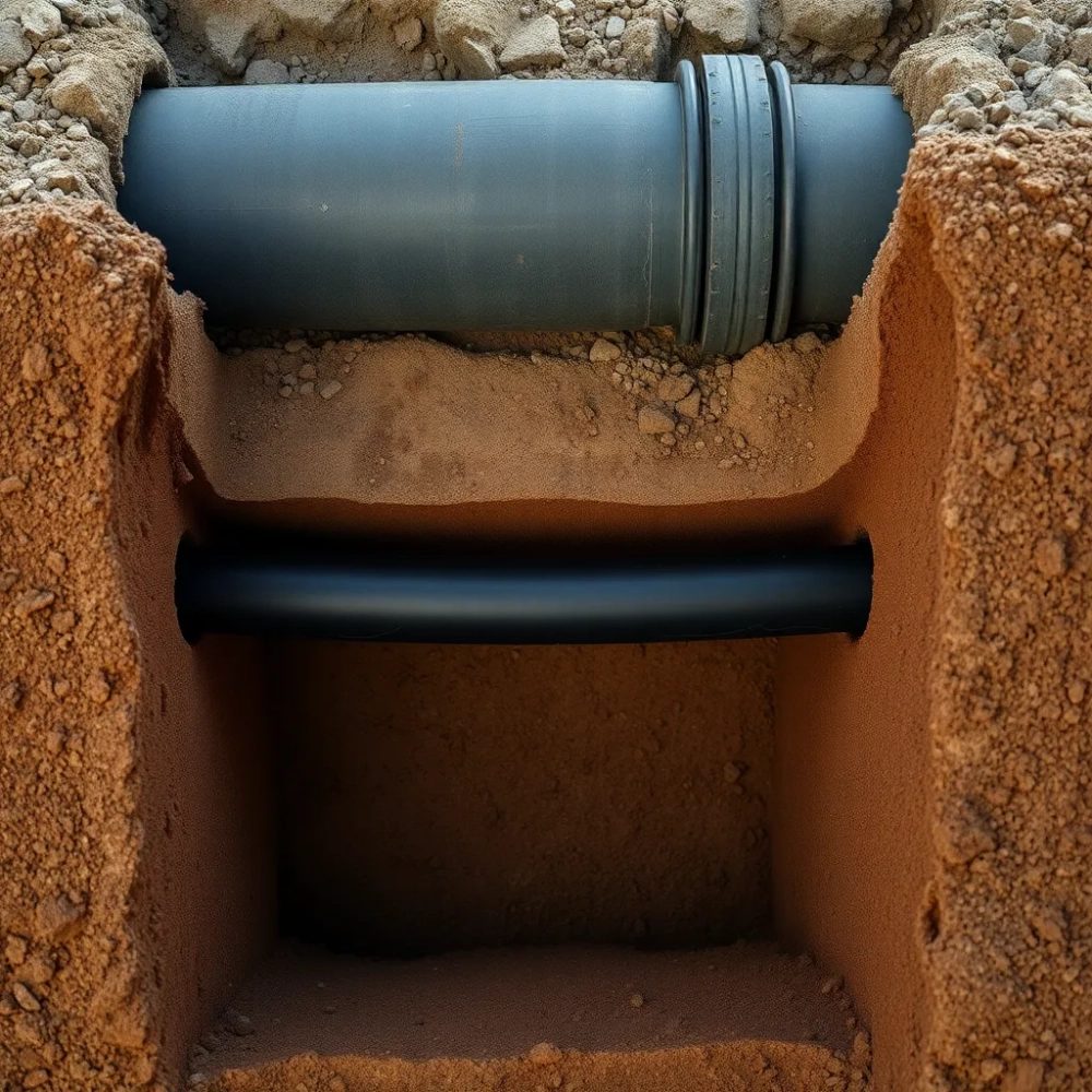 Odległość rury gazowej od kabla elektrycznego w ziemi