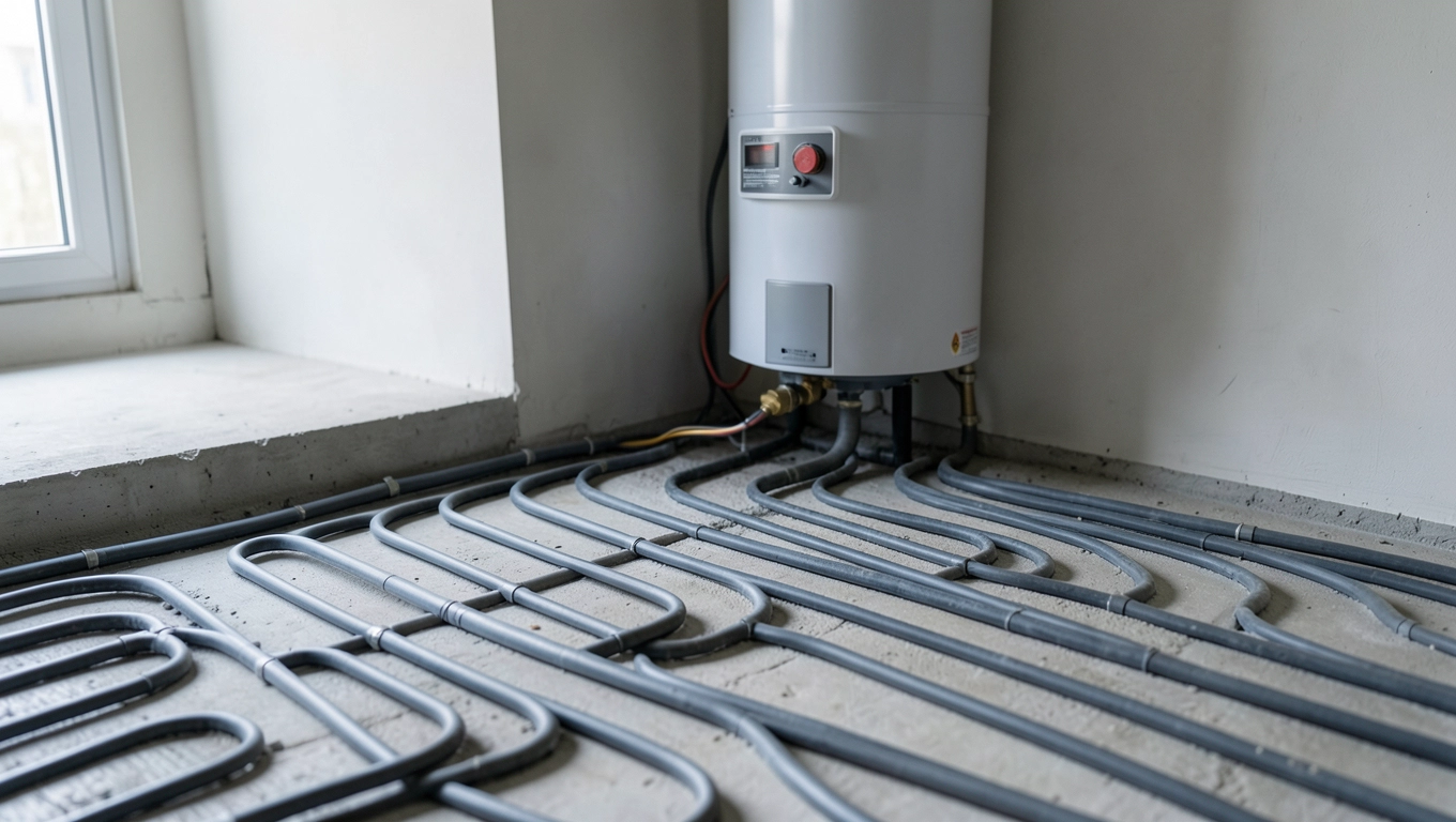 Ogrzewanie podłogowe z bojlera elektrycznego
