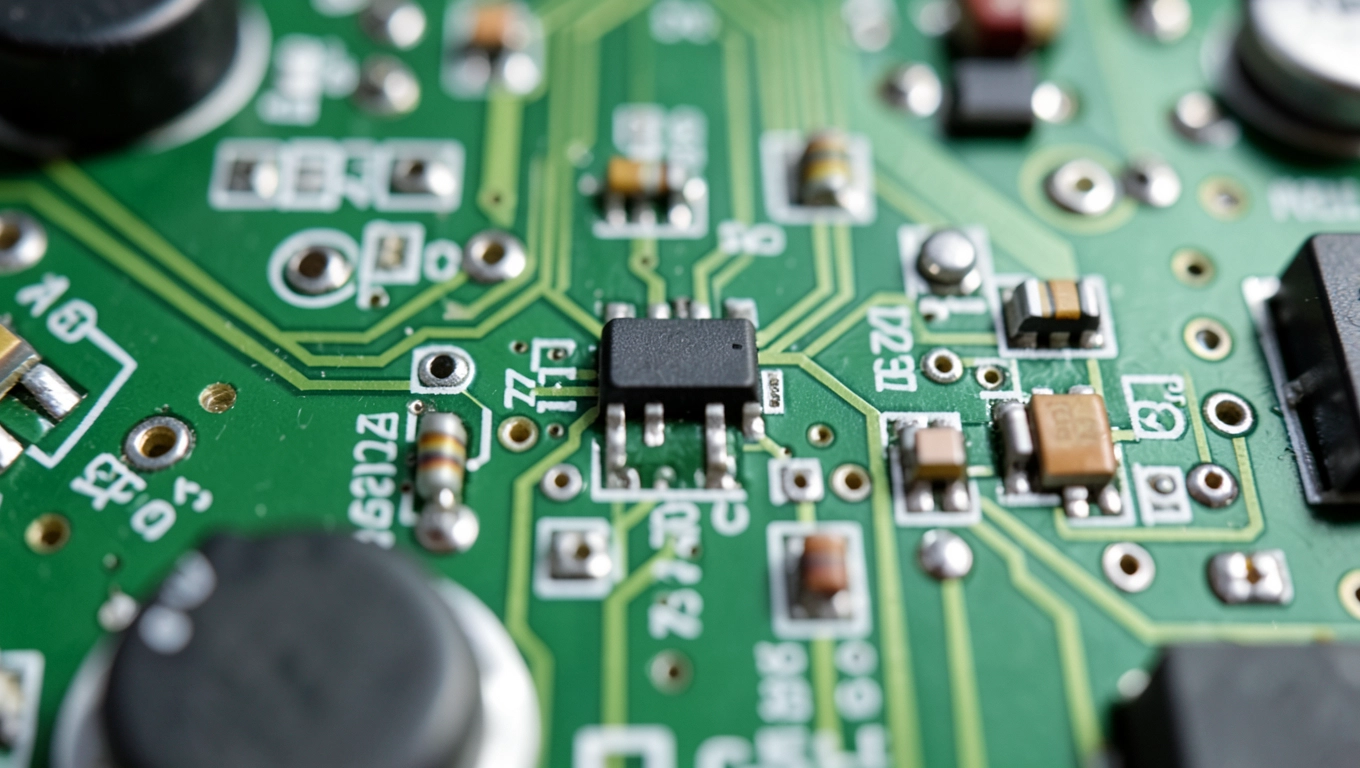 Oznaczenia na płytce elektronicznej