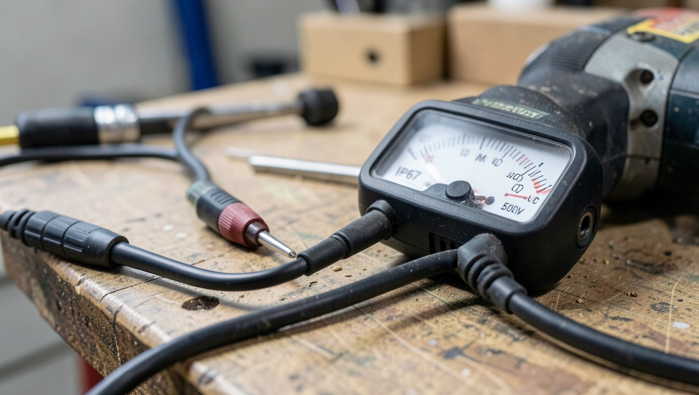 Pomiar rezystancji izolacji elektronarzędzi