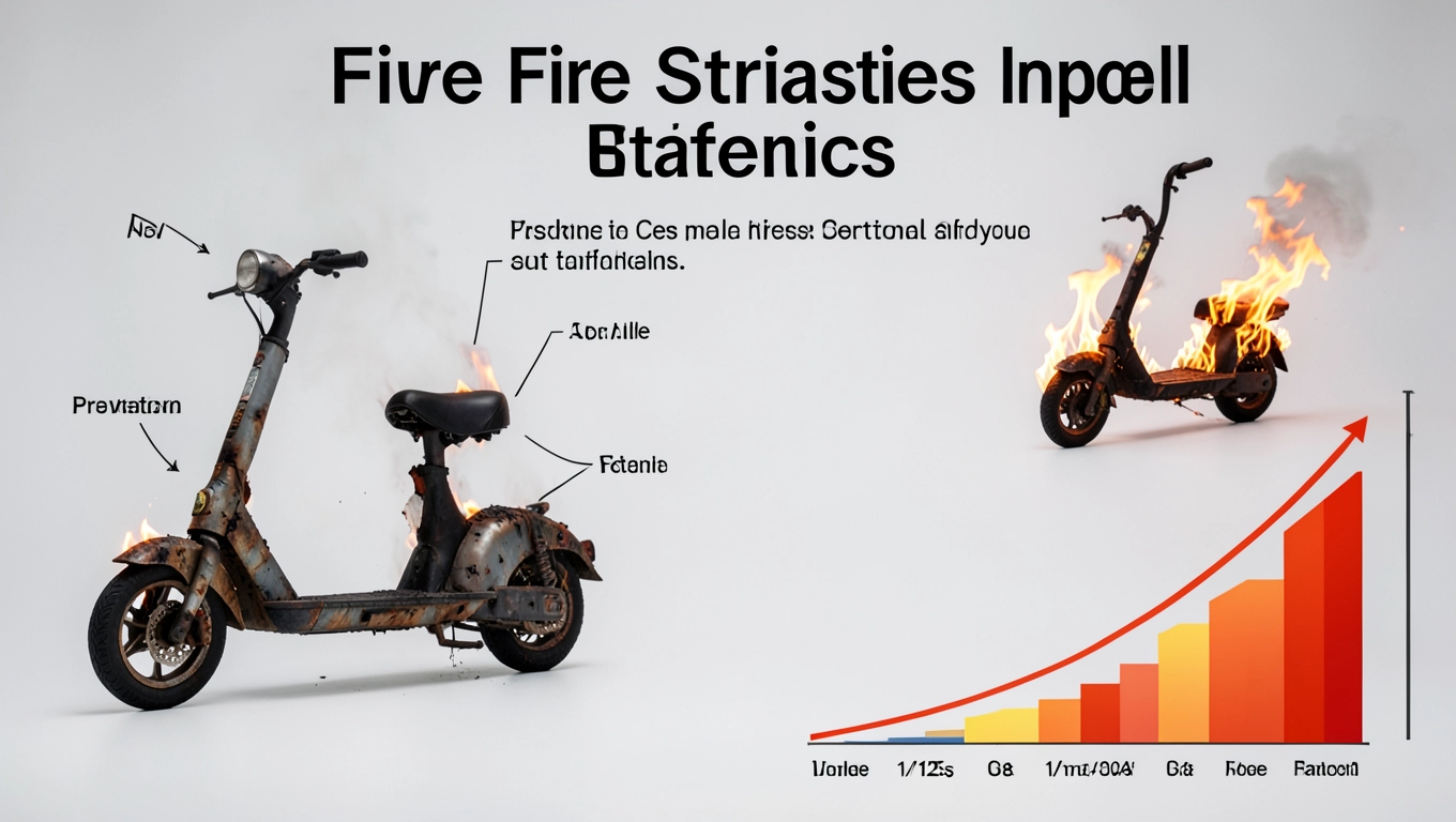 Pożary hulajnóg elektrycznych statystyki