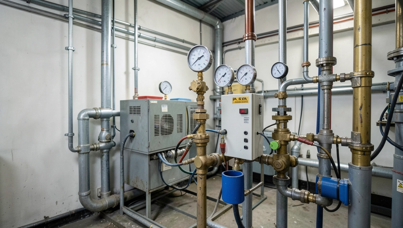 Próbą ciśnieniową instalacji co norma