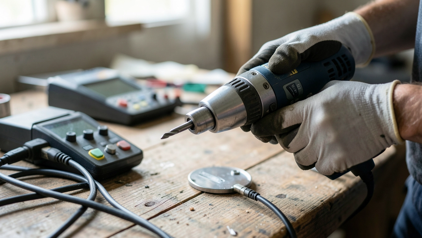 Procedura badania elektronarzędzia krok po kroku (8 testów)