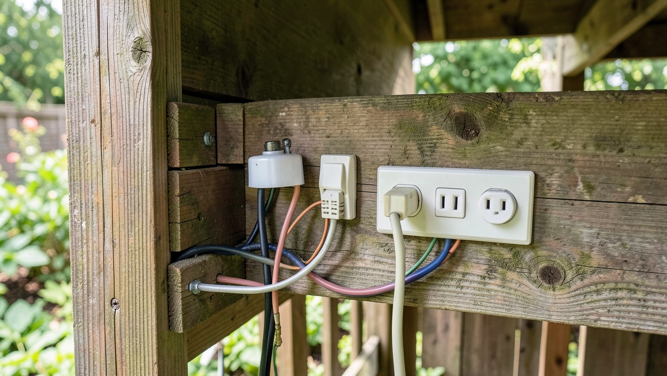 Prosta instalacja elektryczna w altanie