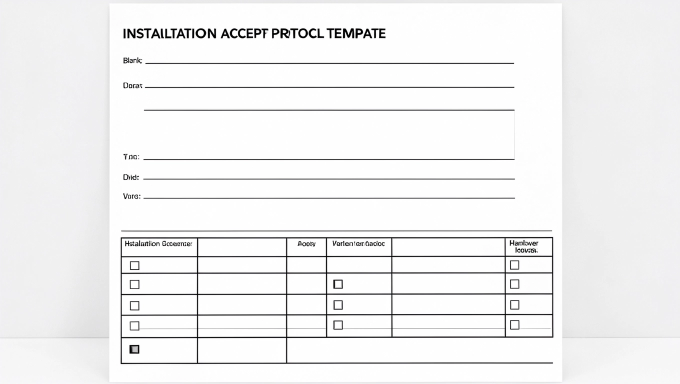 protokół odbioru instalacji co wzór