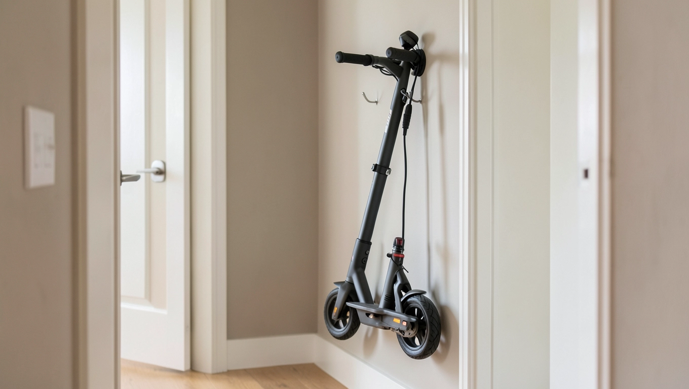 Przechowywanie hulajnogi elektrycznej w domu