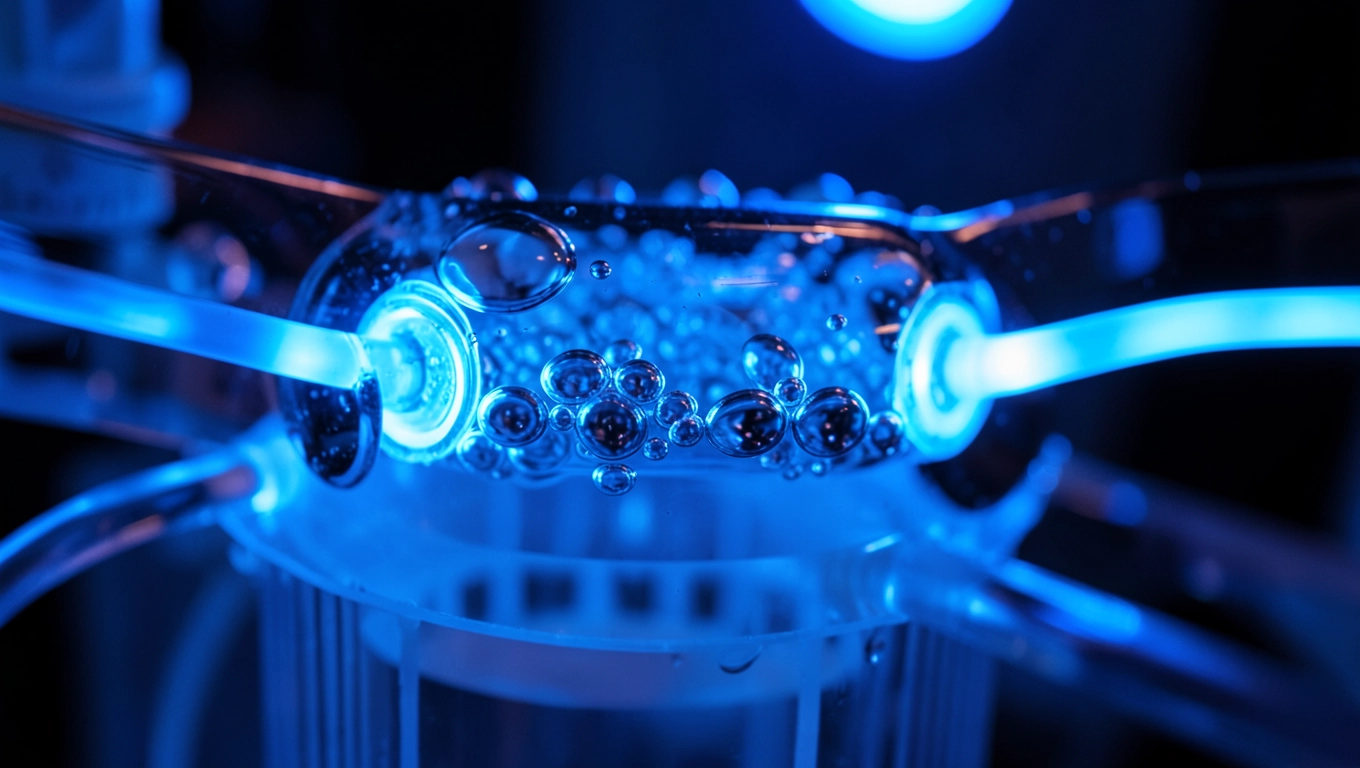 Reakcja chemiczna wodoru z tlenem