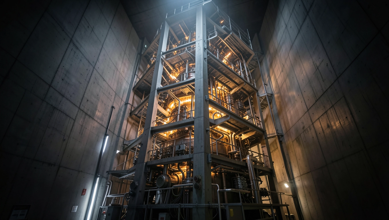 Reaktor w elektrowni atomowej - serce rozszczepiania uranu