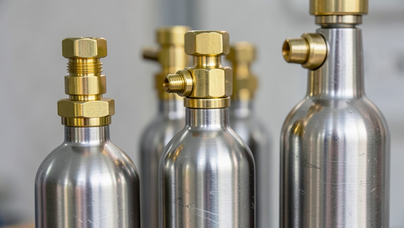 Reduktory Mosiądzowe do Butli z Wodorem
