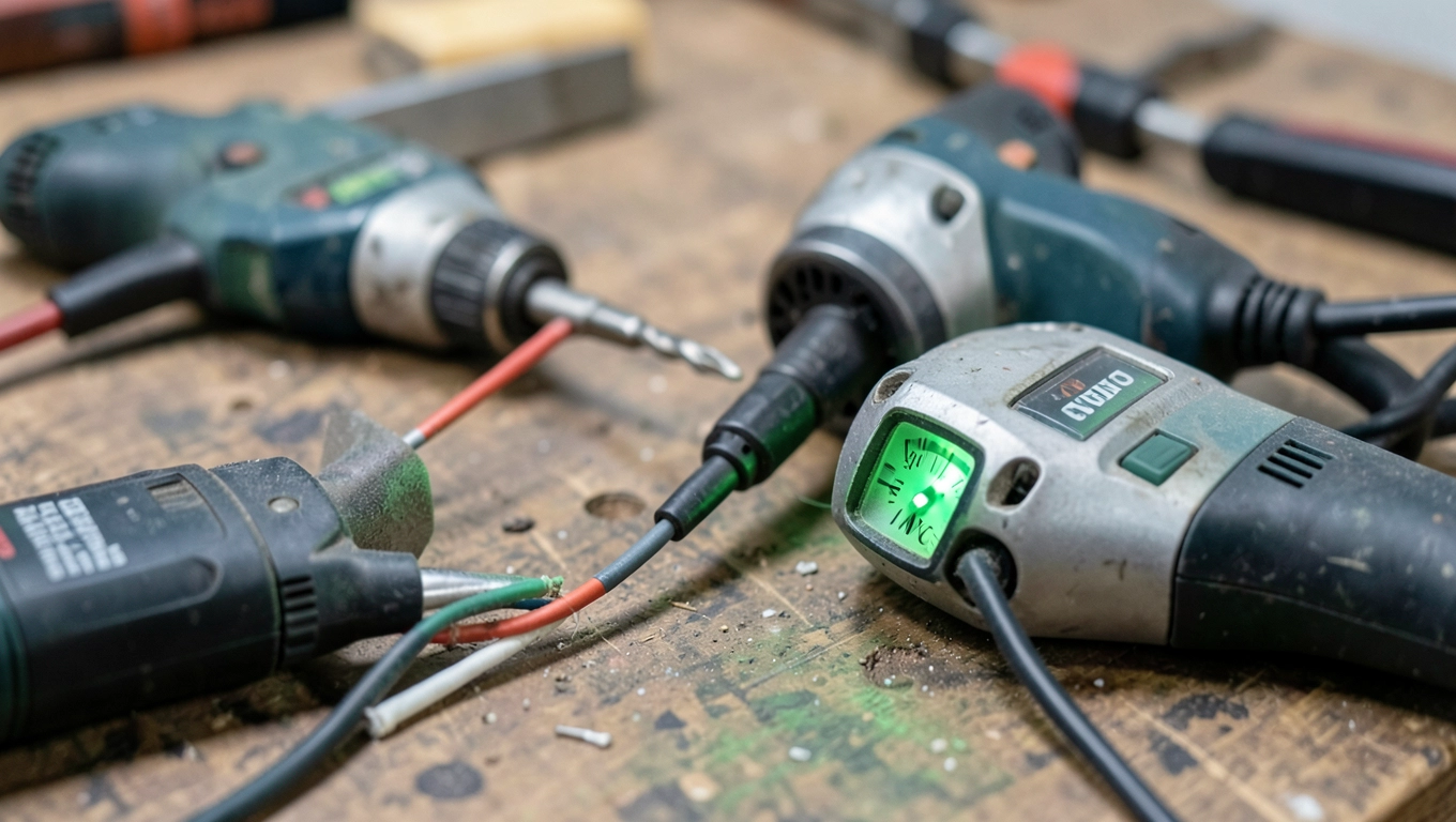 Rezystancja izolacji elektronarzędzi >1 MΩ