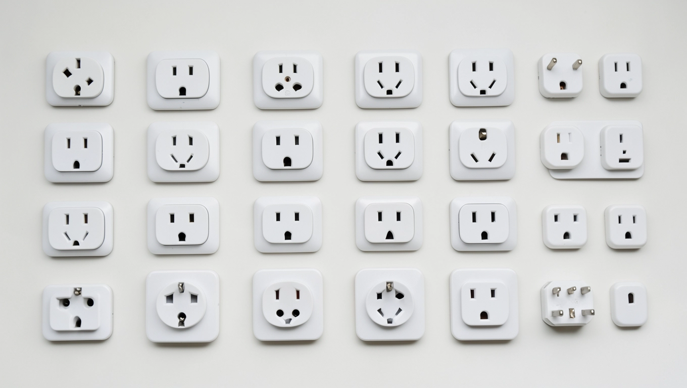 Rodzaje gniazdek elektrycznych na świecie