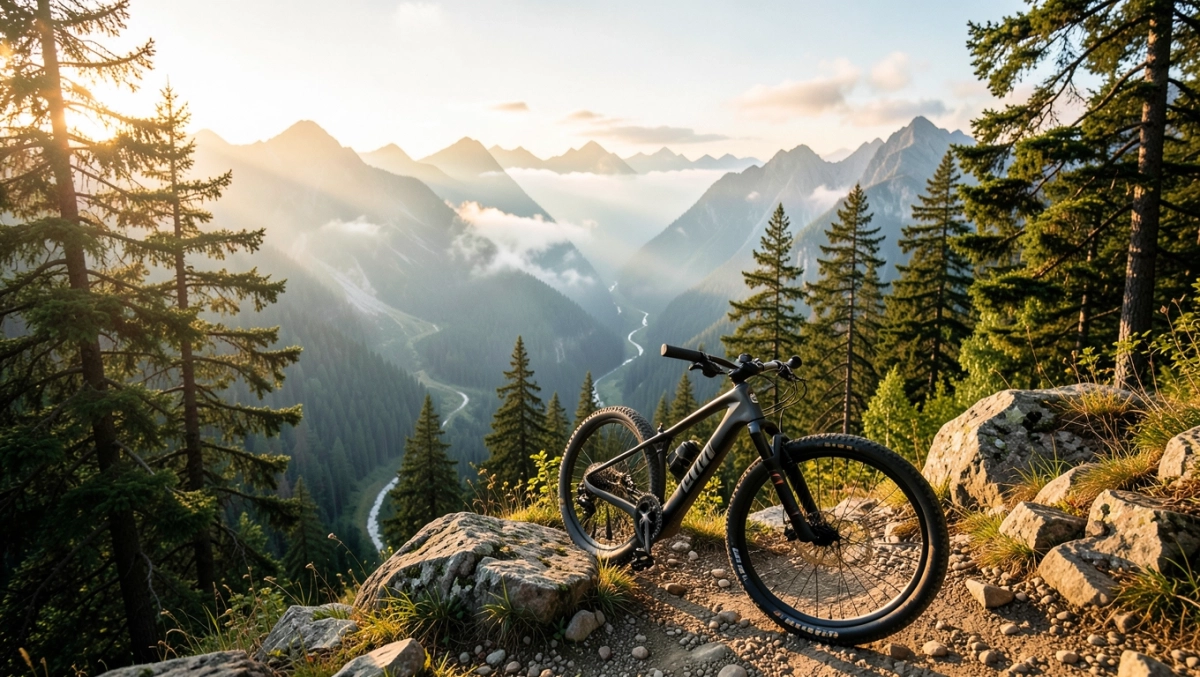 rowerem elektrycznym po górach szczyrk