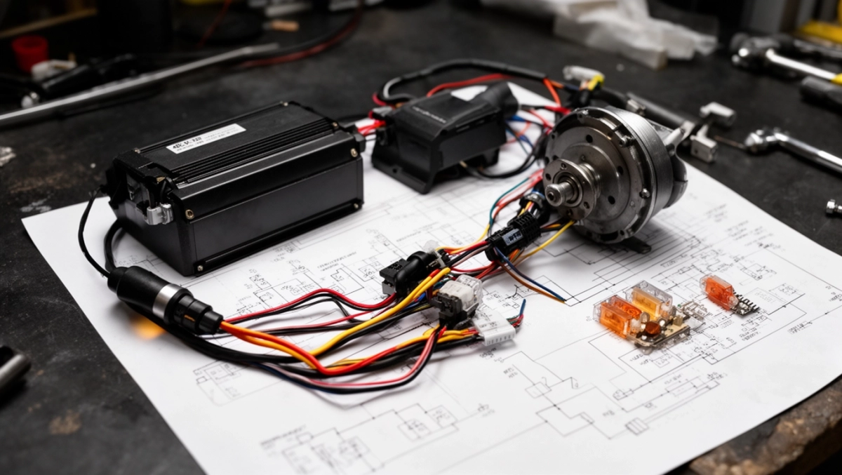 schemat elektryczny hulajnogi 48v