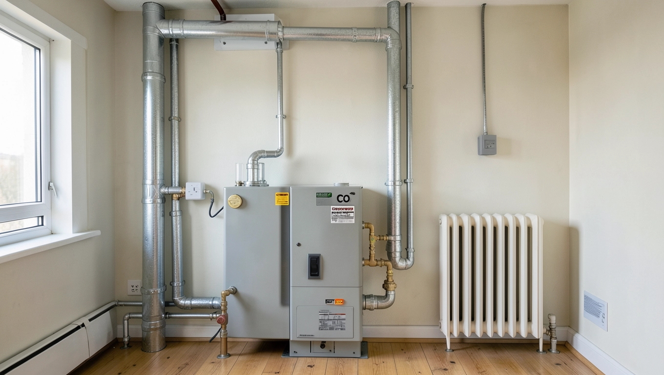 schemat instalacji co i cwu w domu jednorodzinnym