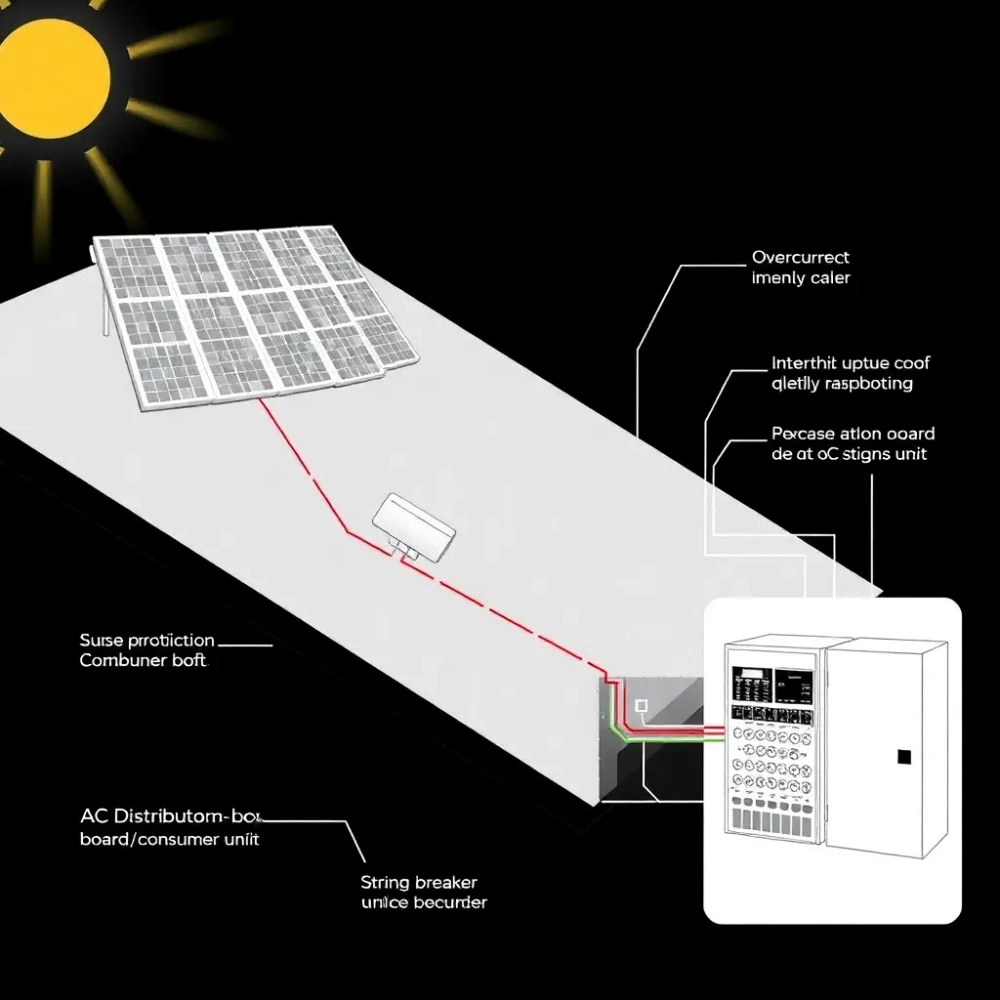 Schemat instalacji fotowoltaicznej do zgłoszenia PGE