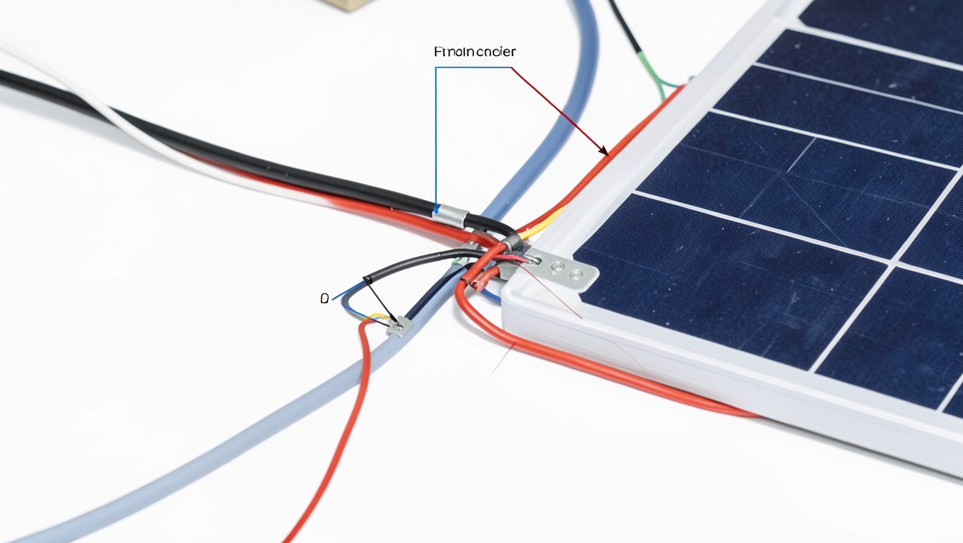 Schemat podłączenia paneli fotowoltaicznych