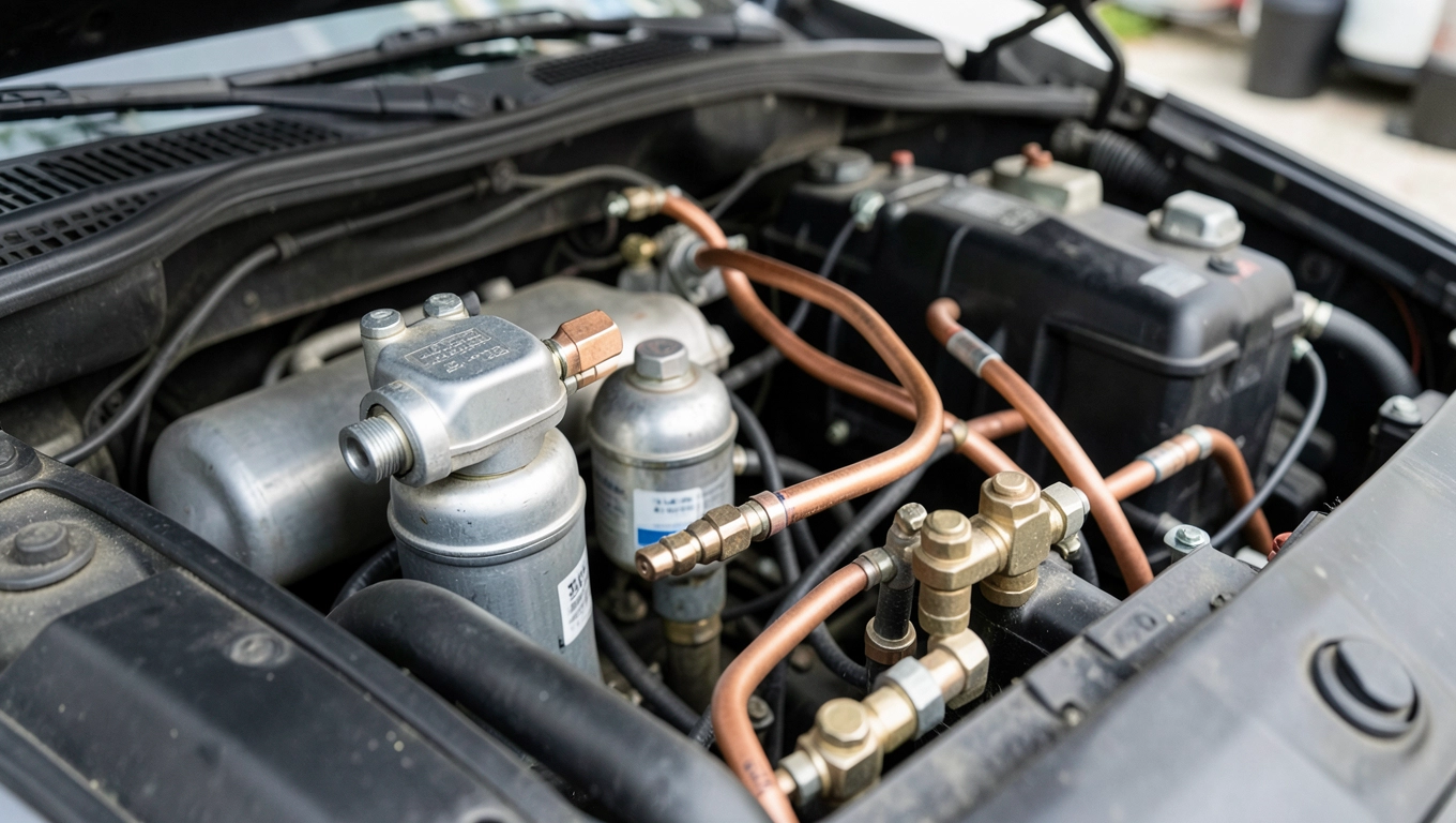 Serwis instalacji gazowej w samochodzie