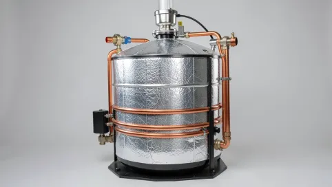 Bojler z wężownicą i grzałką elektryczną 100l