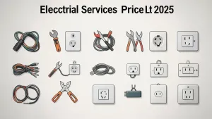 Cennik usług elektrycznych 2025