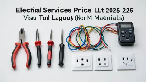 Cennik usług elektrycznych bez materiału 2025