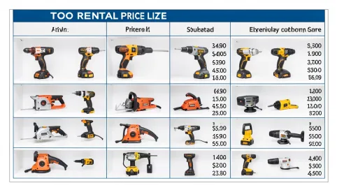 Cennik wypożyczenia elektronarzędzi