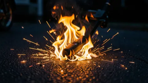 Czy hulajnoga elektryczna może się zapalić