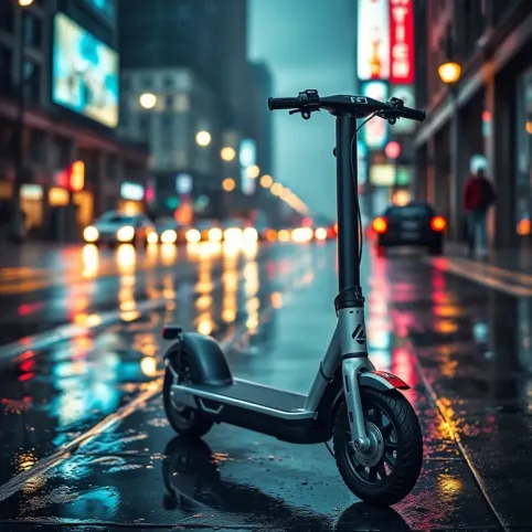 Czy hulajnogą elektryczną można jeździć w deszczu