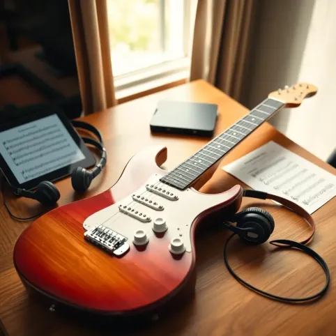 Czy można samemu nauczyć się grać na gitarze elektrycznej