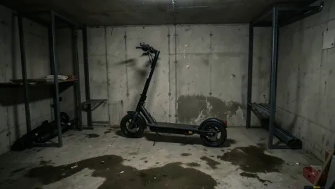Czy można trzymać hulajnogę elektryczna w piwnicy