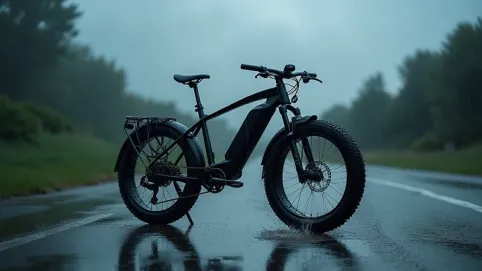 czy rower elektryczny może stać na deszczu