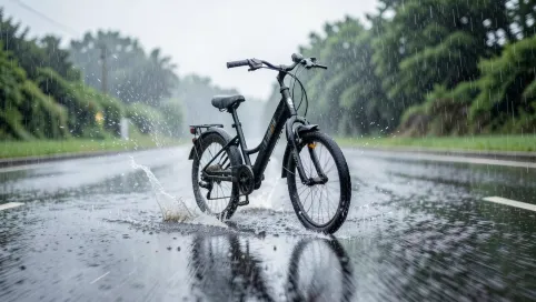Czy rowerem elektrycznym można jeździć w deszczu
