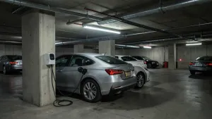 czy w garażu podziemnym można ładować samochód elektryczny