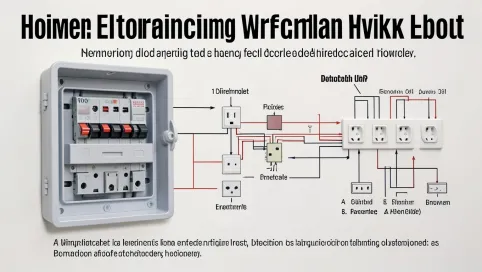 Domowa sieć elektryczna plakat