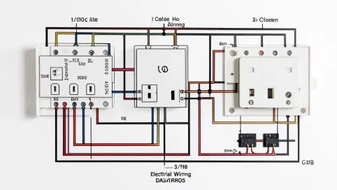 Domowa sieć elektryczna schemat