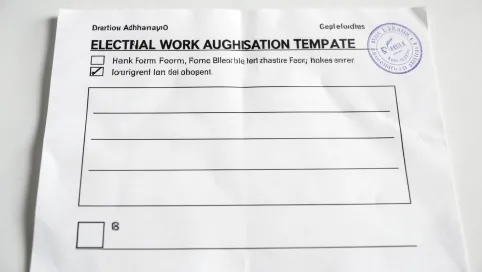 Dopuszczenie do prac elektrycznych wzór