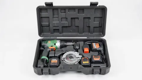 duży zestaw elektronarzędzi