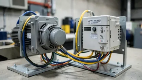 Dwa falowniki 3f w jednej instalacji