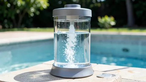 Elektroliza soli w basenie