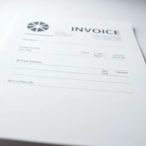 Faktura za montaż instalacji fotowoltaicznej