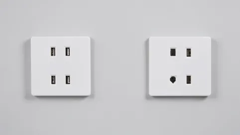 Gniazdka elektryczne nowoczesne