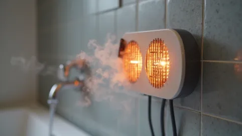 grzejnik elektryczny bez wtyczki