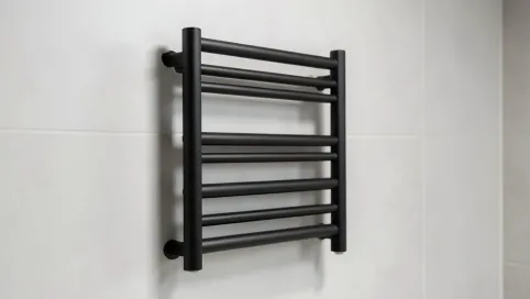 Grzejnik elektryczny łazienkowy czarny