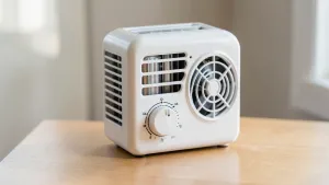 Grzejnik elektryczny z termostatem i wentylatorem