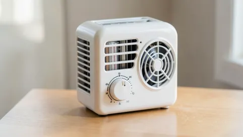 Grzejnik elektryczny z termostatem i wentylatorem