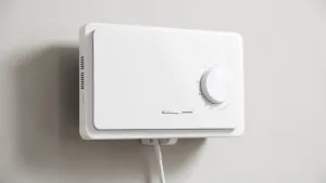 Grzejnik elektryczny z termostatem na ścianę