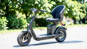 Hulajnogą elektryczną jazda z dzieckiem
