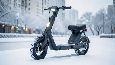 Hulajnogą elektryczną na zimę